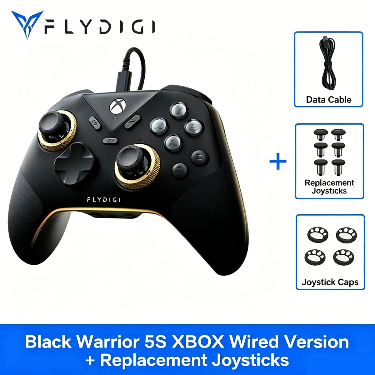 Flydigi Vader 5S Wired Controller for Xbox Series X|S & PC