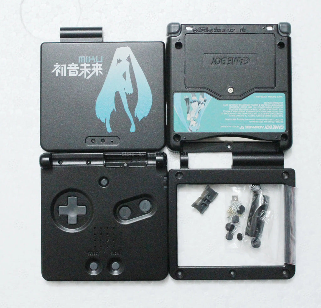 GBA SP (Game Boy Advance SP) Printed DIY Replacement Shell