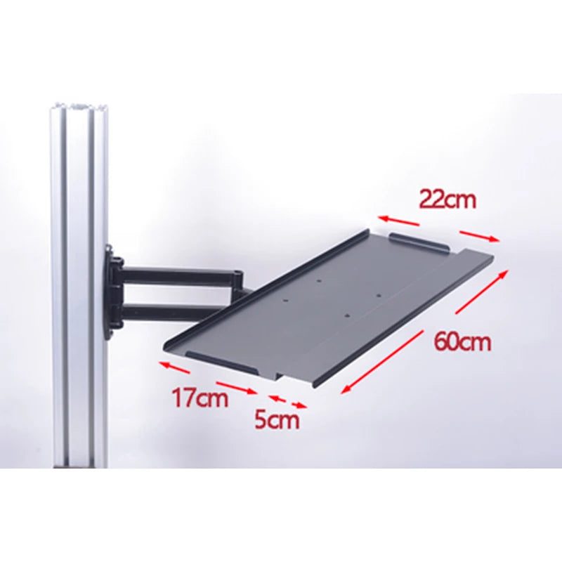 Aluminum Rotary Keyboard and Mouse Tray for Sim Racing
