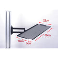 Aluminum Rotary Keyboard and Mouse Tray for Sim Racing