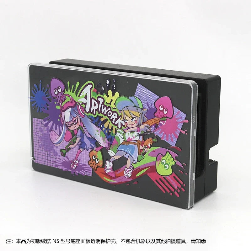 Anime Split Protective Case for Nintendo Switch OLED Transparent Matte Anti-slip Joy-Con Controller Protective Case Dock Cover