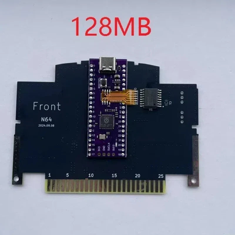 Everdrive N64 Flash Card 16MB/128MB, NTSC, with Game Catalog