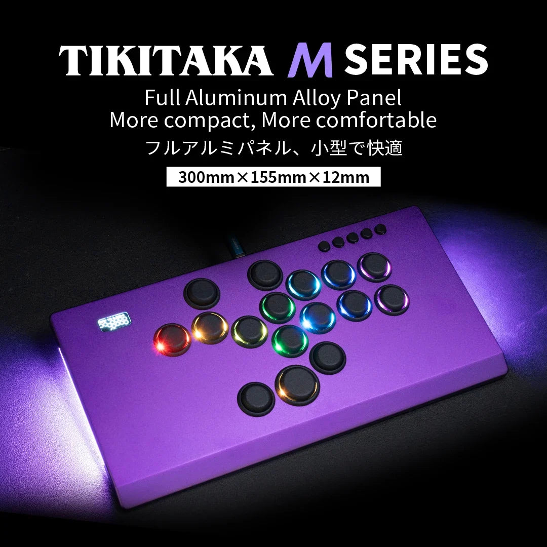 Tikitaka M16 Leverless Controller 12mm Ultra-Thin for PS4 PS3 PC