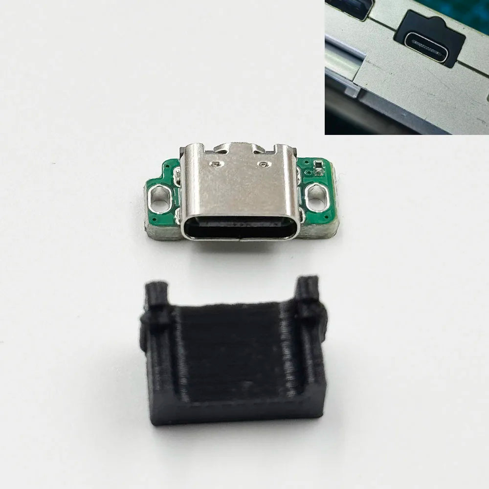 1-6sets For Gameboy Advance SP  Audio USB Charging Socket  Power Delivery  Type C Mod With 3D Printed For GBA SP