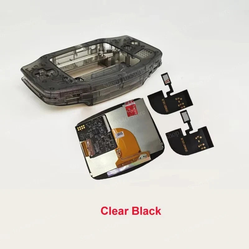 Full New GBA IPS V4 Laminated Screen Kits for Gameboy Advance IPS Screen 15 Levels High Brightness Gaming Screen with Shell