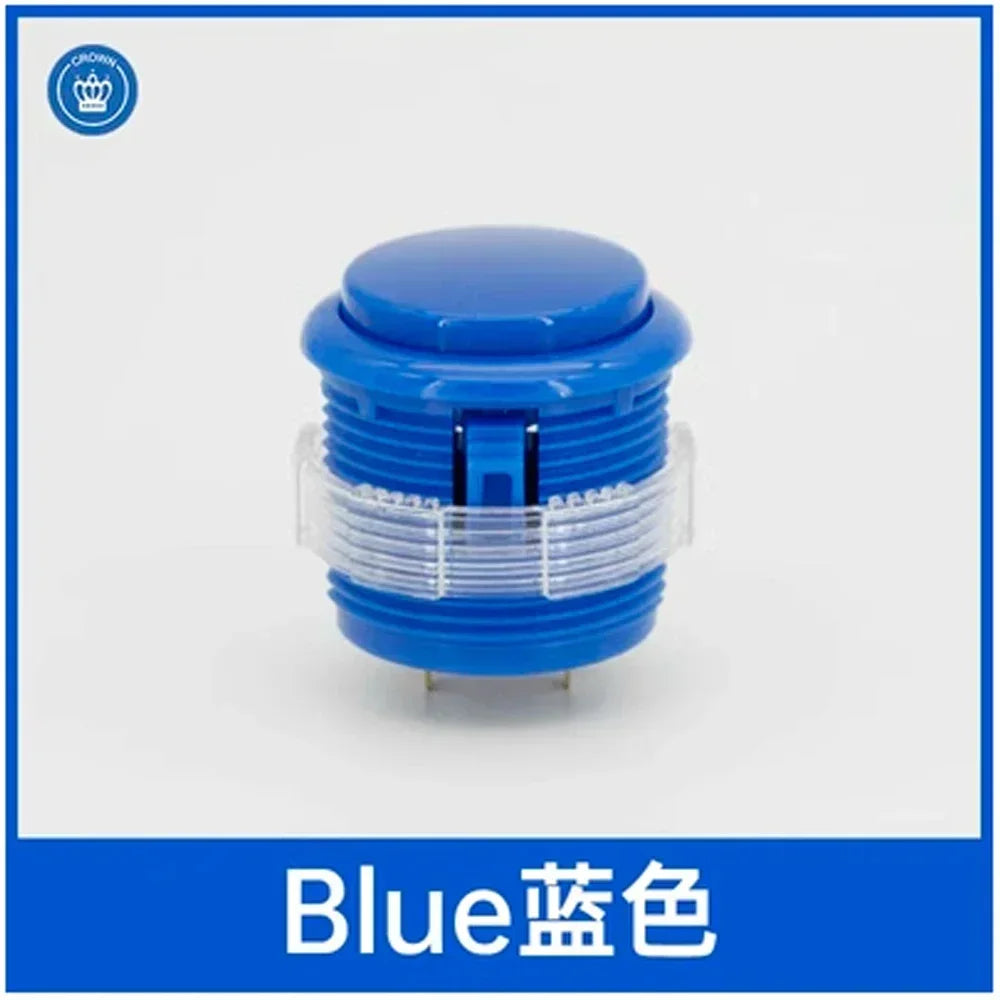 Original Korean CROWN 30mm Silent 203-S Push Button Arcade Cherry Switch DIY Joystick PC PS3 XBOX HITBOX Fighting Tekken Game