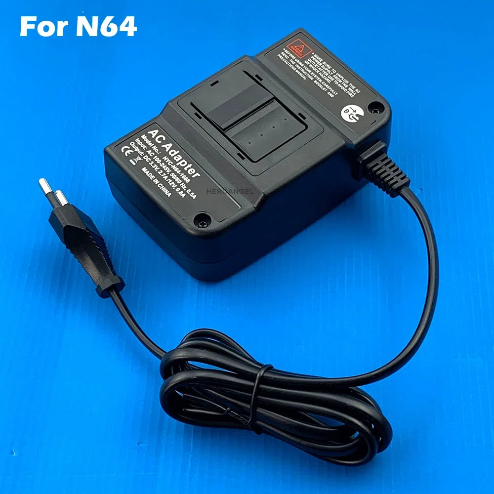 High Quality Wall Charger AC/DC Adapter Power Supply Game Charger For N64 Console AC Adaptor EU/US Plug