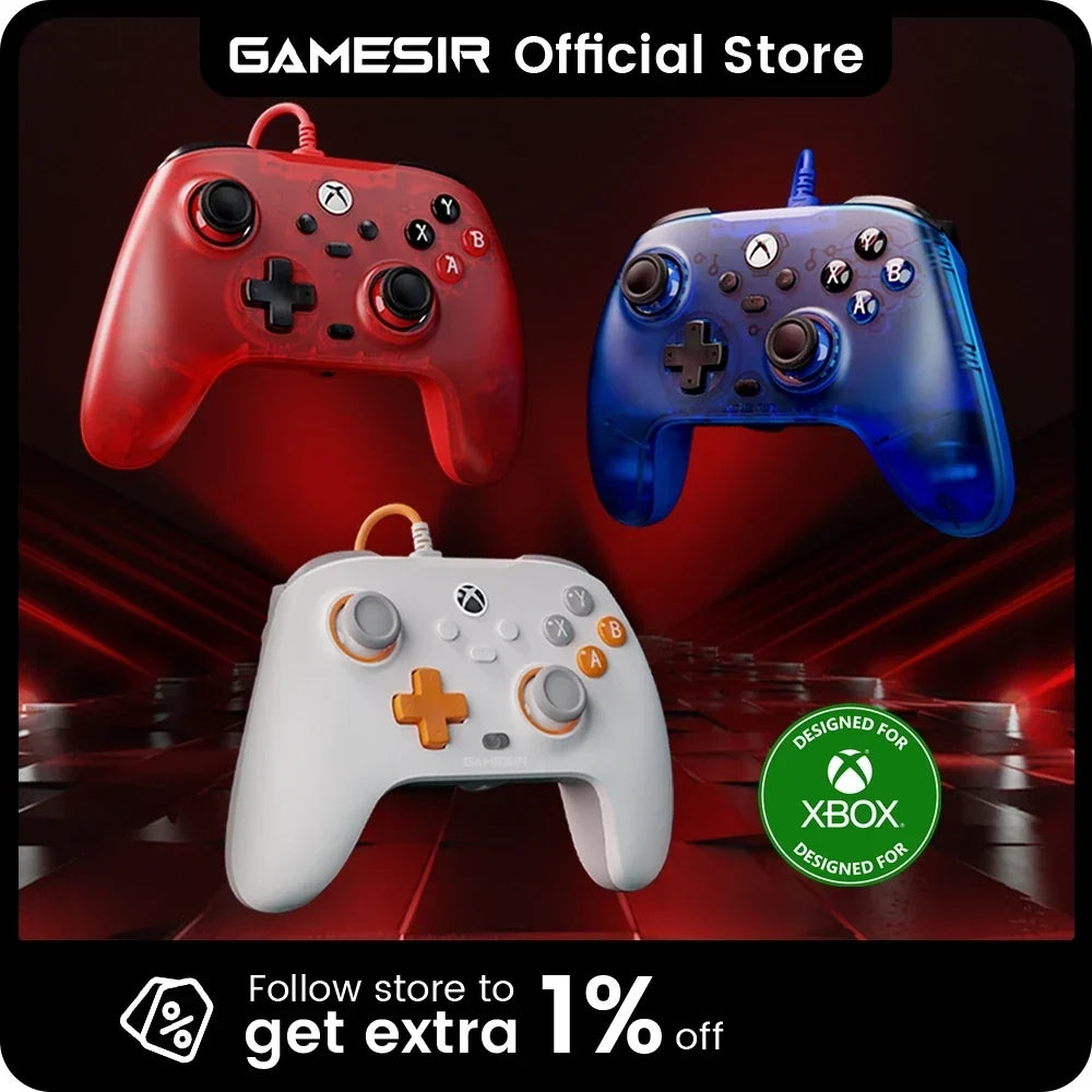 GameSir T7 Wired Xbox Controller with Hall Effect Triggers