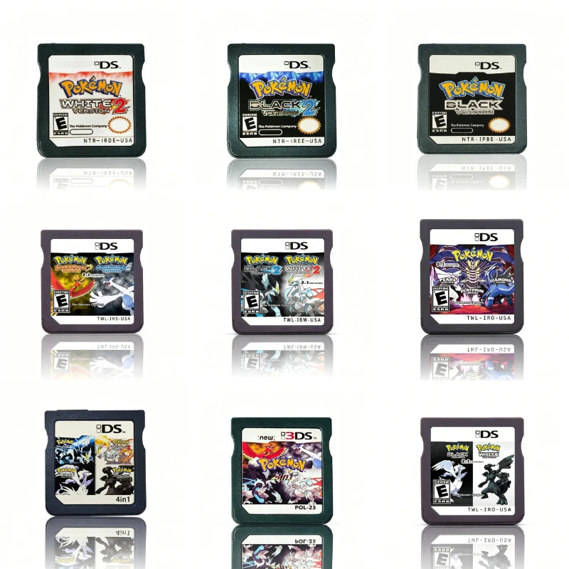 Pokémon DS Reproduction Cartridge, 4-in-1 Game Selections