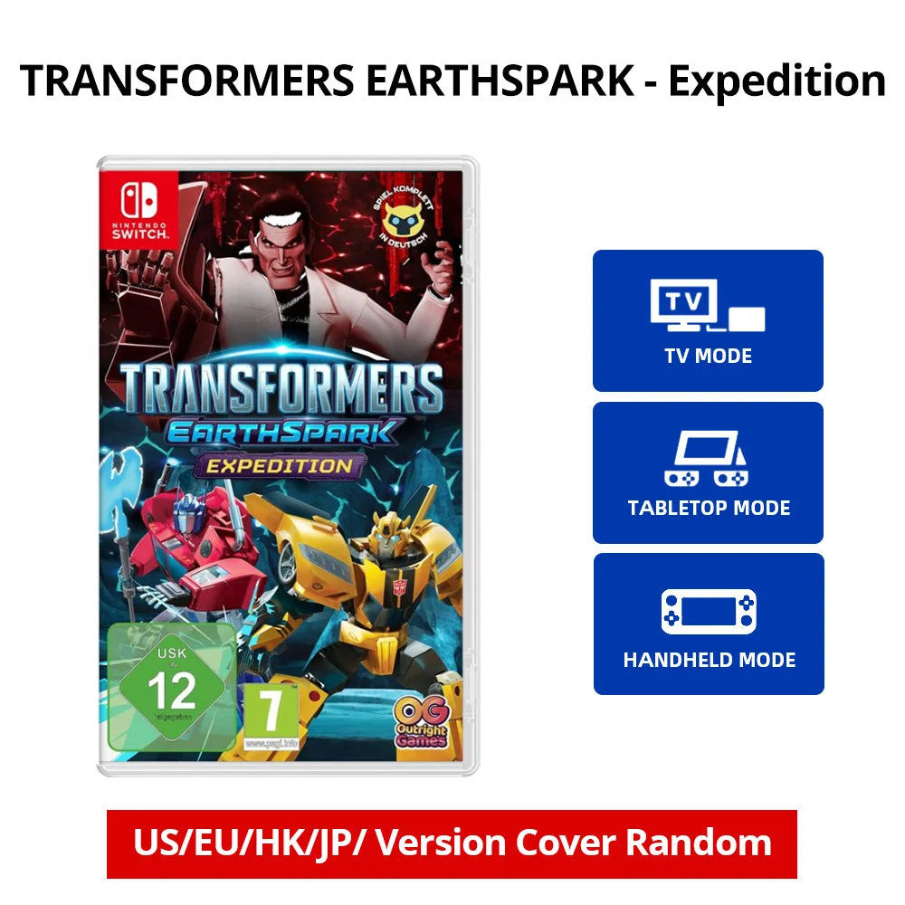 Transformers: EarthSpark Expedition Nintendo Switch Game Card