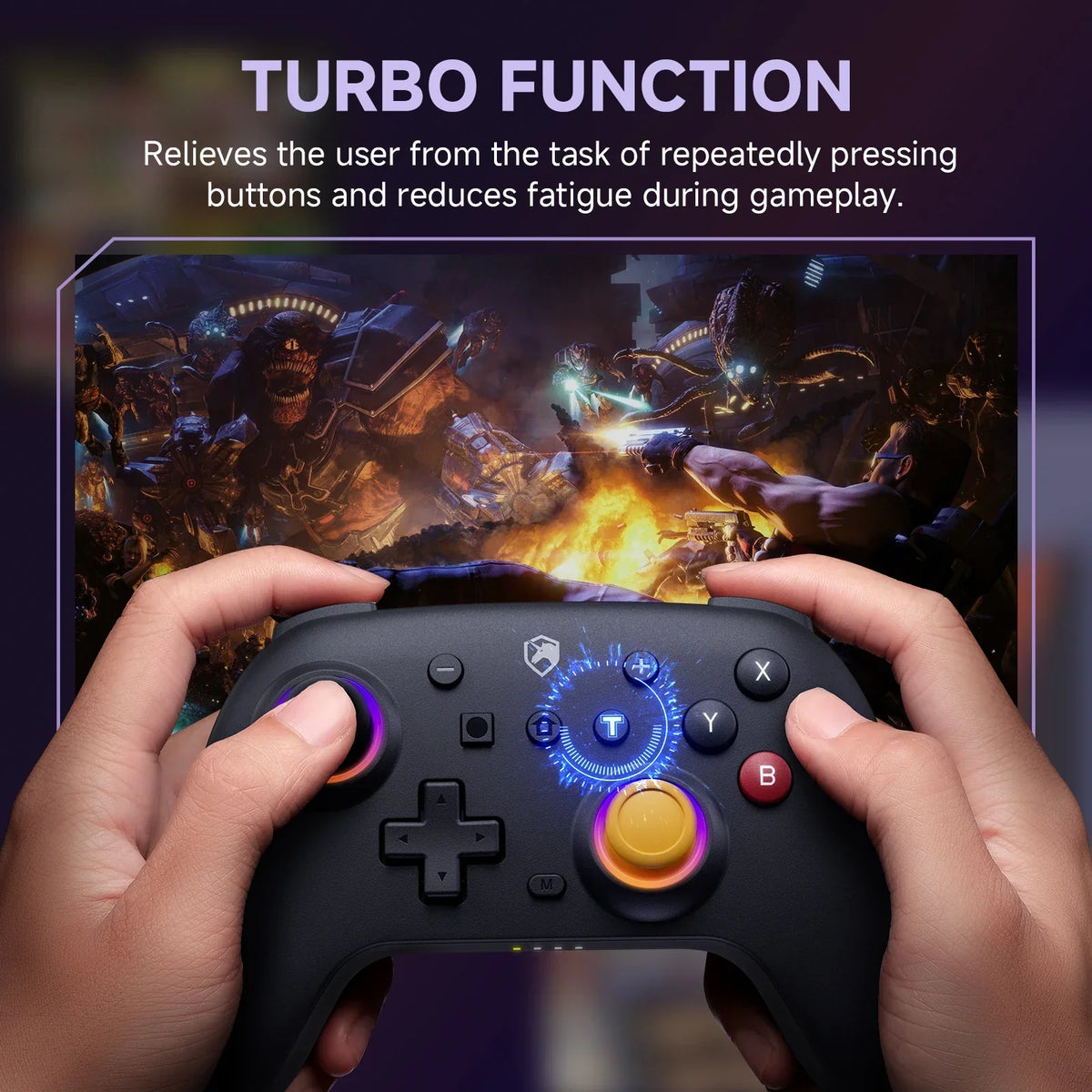 ECHTPower Wireless Gamepad Controller for Switch2/PC - Joystick for Video Game Consoles And Accessories