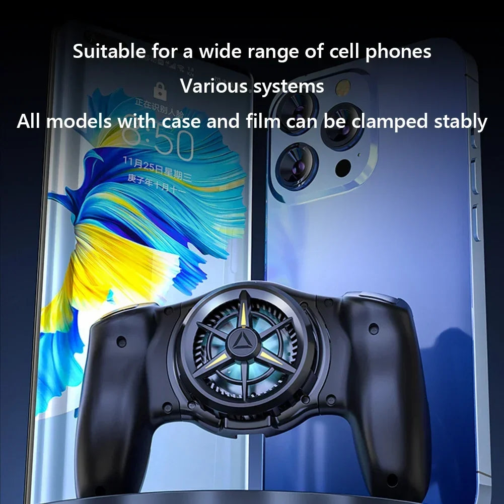 JK01S Stretching Mobile Controller with Cooling Fan, iOS/Android