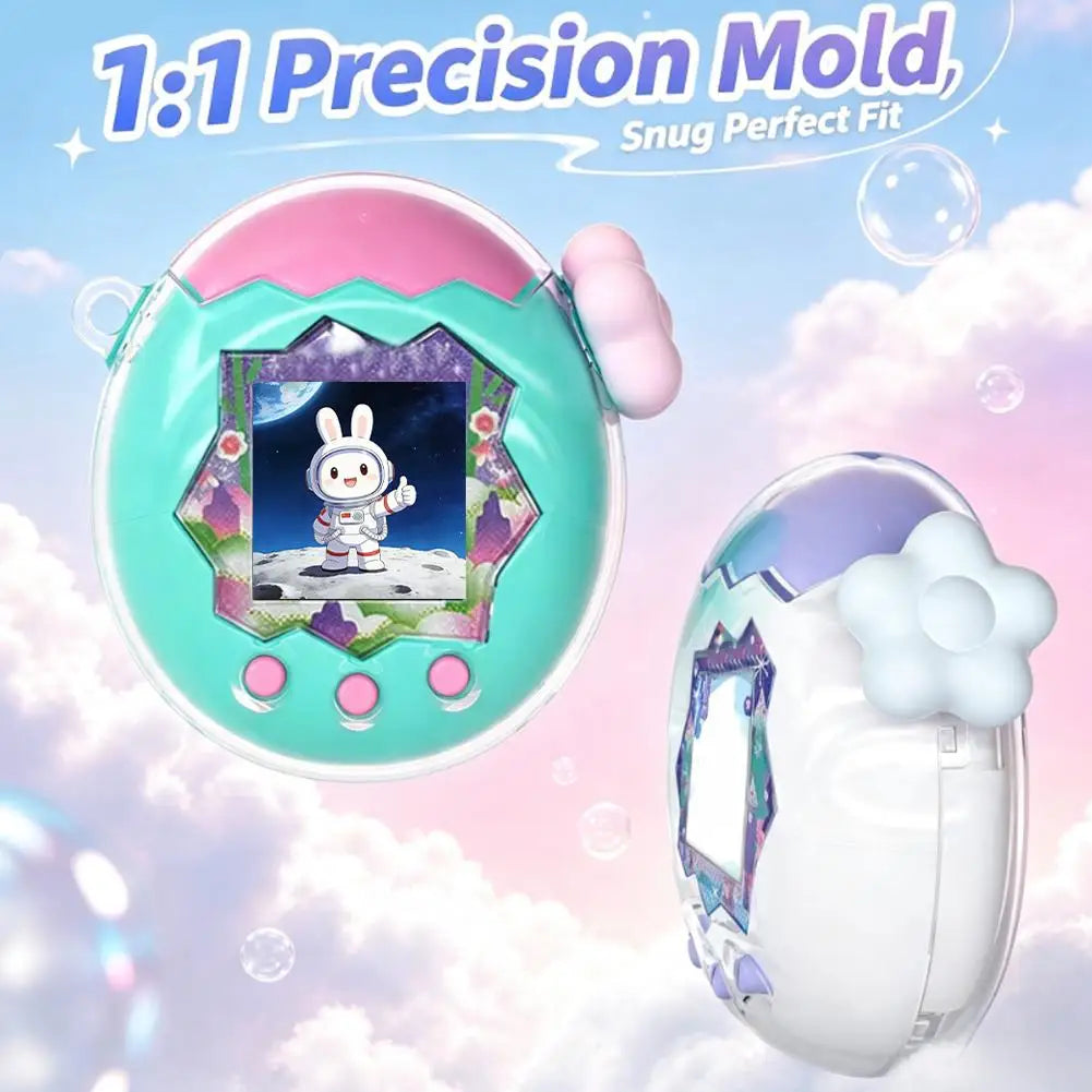 For Tamagotchi Paradise Flower Knob Protective Cover Soft Button Protector Anti-Scratch Silicone Electronic Pet Accessories