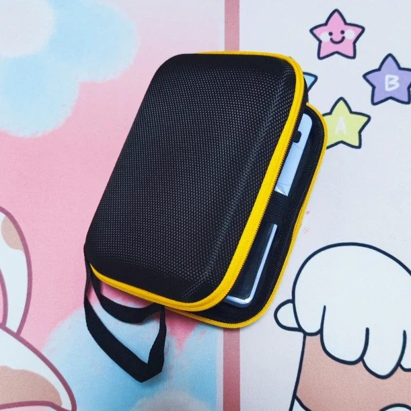 Black Storage Bag For Miyoo Mini+ RG353V RG353VS RG35XX R35S Game Console Protective Travel Bag Miyoo Mini Plus Case Handbag