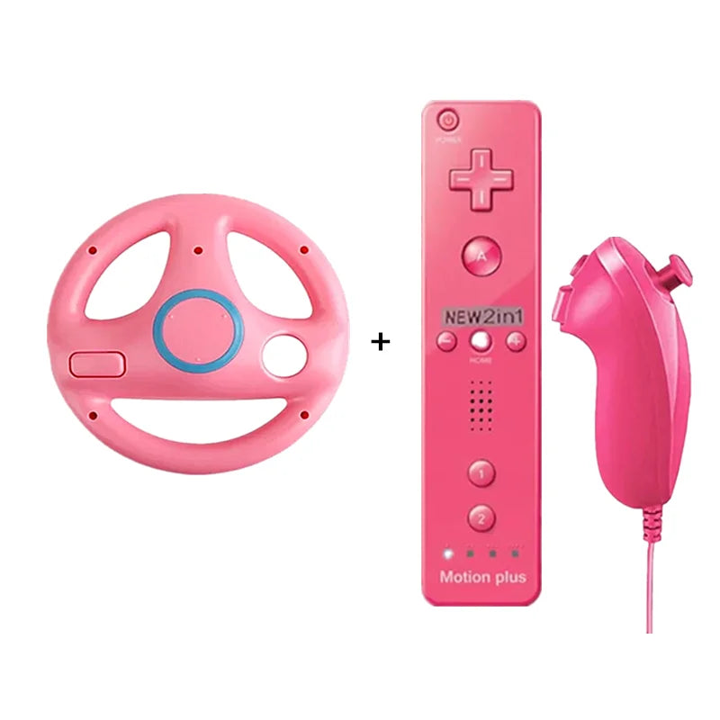 Racing Steering Wheel Attachment for Wii Remote, 1 Pair