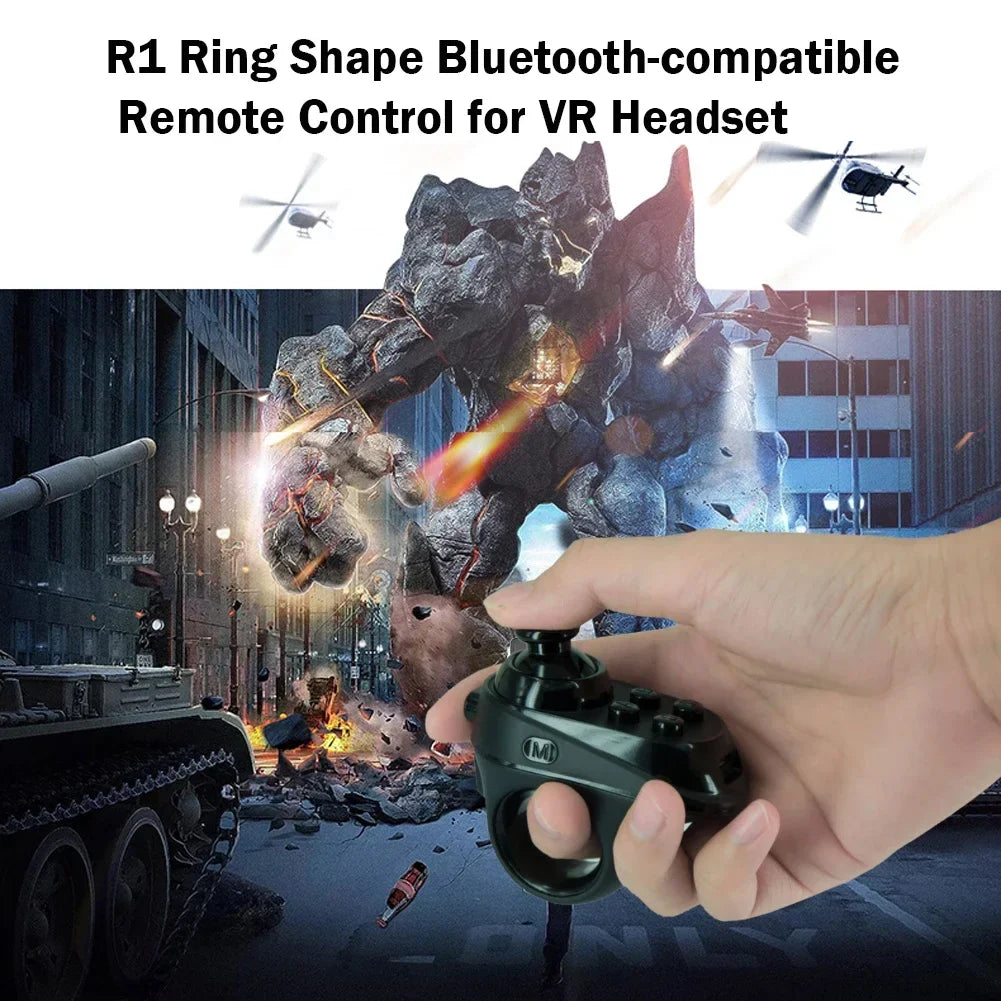 R1 VR Remote Controller Bluetooth Ring Gamepad for Android iOS