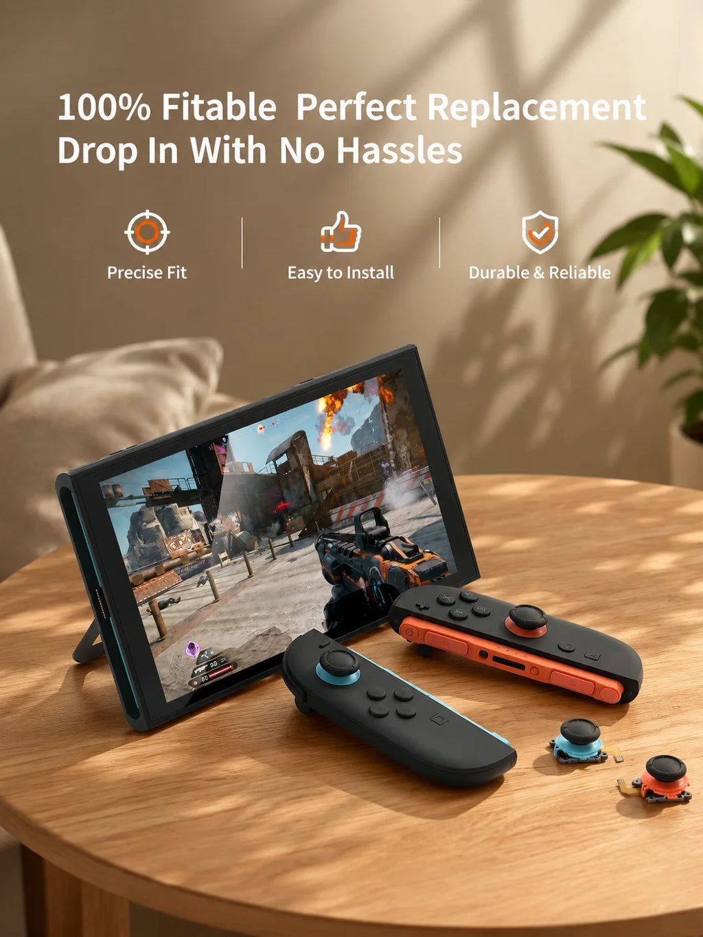 GuliKit TMR Joystick for JoyCon 2 No Drifting Stick for Nintendo Switch 2 Model Game Console Repair Replacement