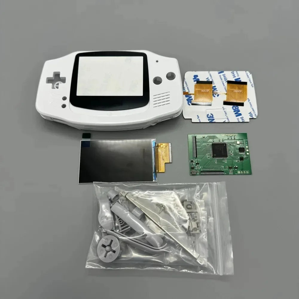 GBA 2.9" IPS LCD Kit, High Brightness, No Shell Cutting