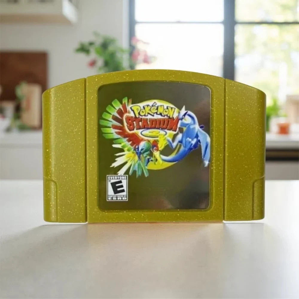 Pokémon Stadium 1 or 2 N64 Cartridge, US NTSC English Version
