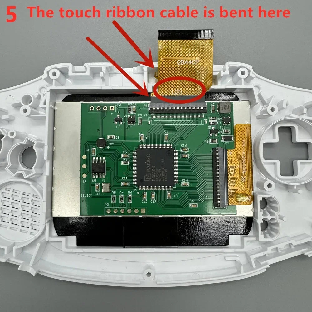 GBA IPS LCD Screen Kit No Shell Cutting Required Easy Install 2.9" High Bright IPS Display 480*720 Shell Set for Gameboy Advance