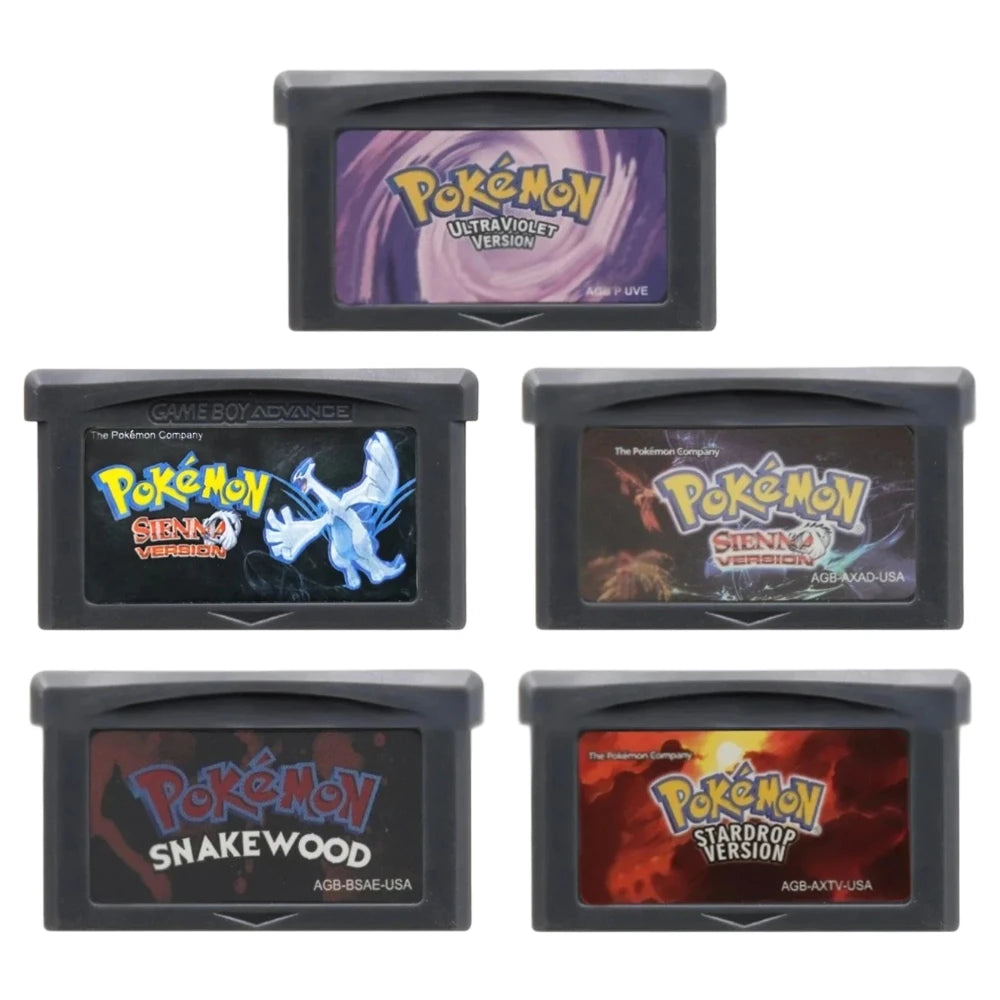 Pokémon GBA Reproduction Cartridge, 21 Fan-Made Game Styles