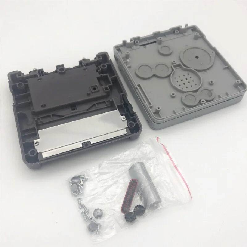 New Shell Case for GBASP Housing GBA SP Shell with Buttons and Sticker Sets Replacement for Gameboy Advance SP Game Accessories