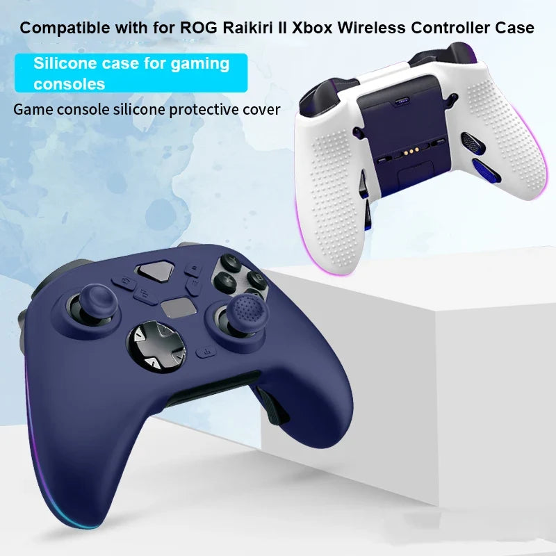 for ROG Raikiri II Xbox Controller Case Shockproof Charge Without Removal Dustproof Antifingerprint Washable +4 Joystick cap