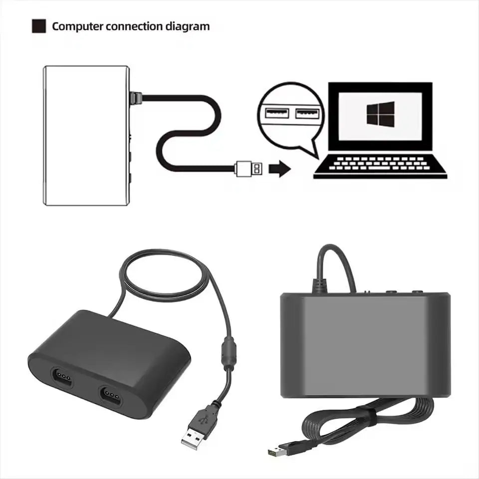 N64 Controller Adapter for SWITCH OLED PC – Turbo Function Classic Controller Converter For Gaming Accessories