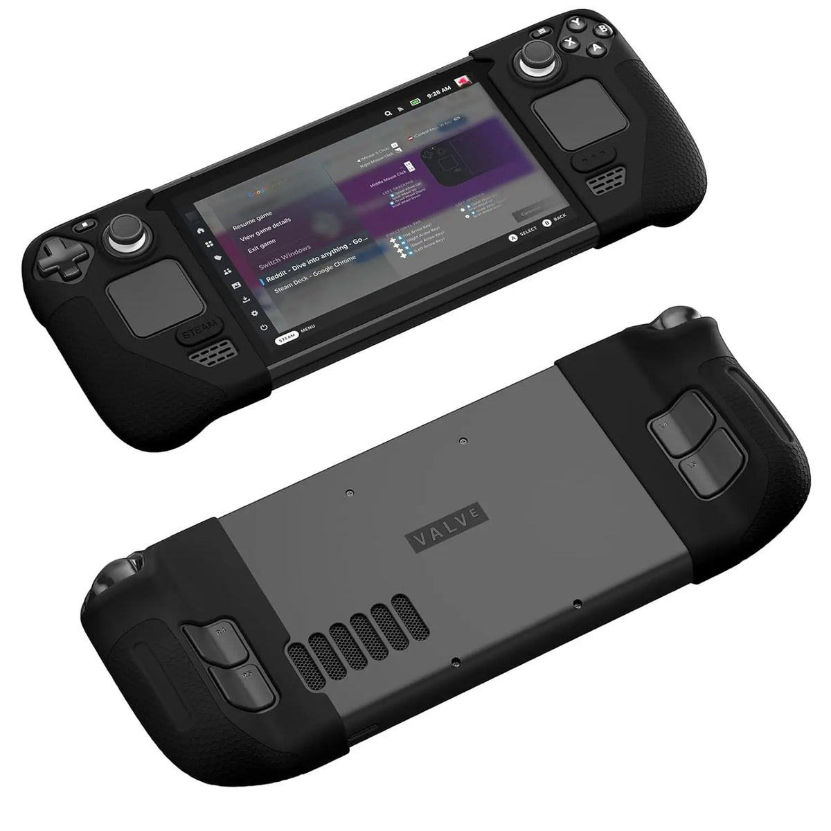 Steam Deck Silicone Grip Case with Left and Right Sleeves