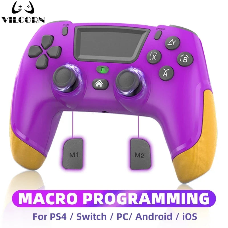 VILCORN P06-Pro Wireless PS4 Controller with Macro Programming