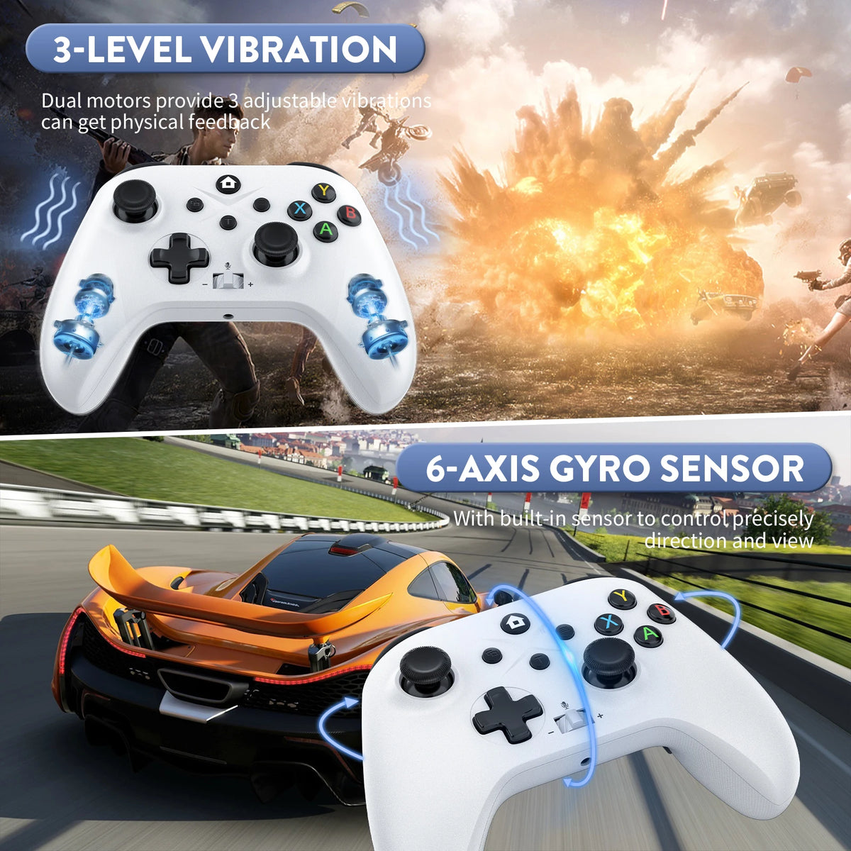 Wireless Hall Effect Controller for Xbox One, Series X|S and PC