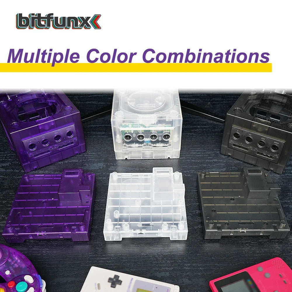 Bitfunx GBA Gameboy Player DOL-017 Translucent Base Case Shell