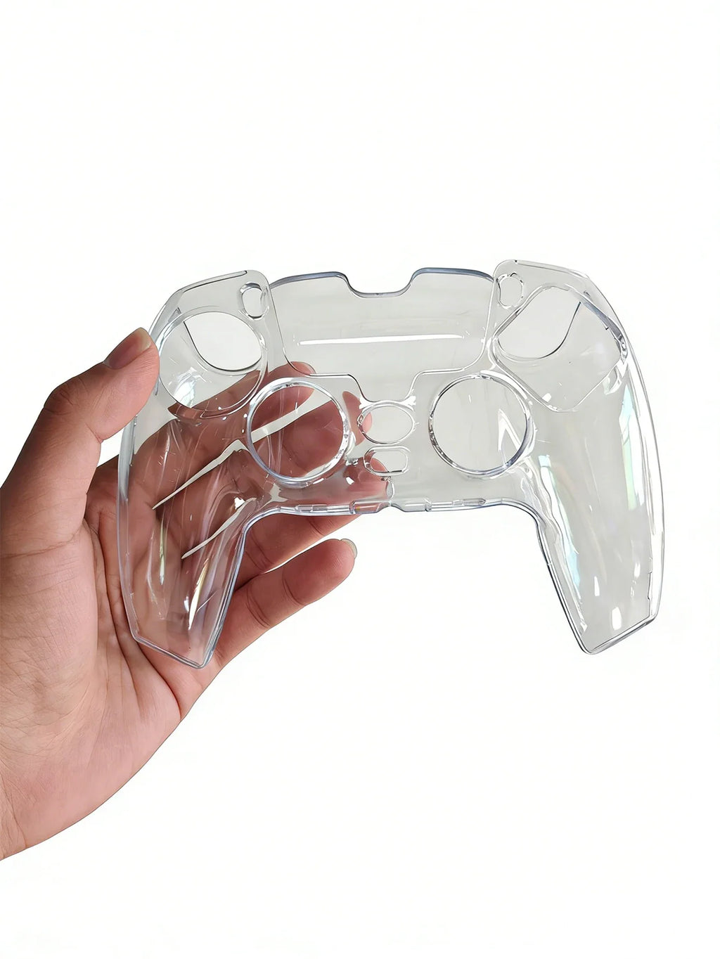 Ultra-Thin Transparent Hard Case for PS5 Controller, Shockproof