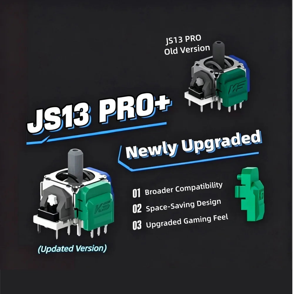 K-SILVER JS13 PRO+ TMR Hall Effect Joystick for PS5 PS4 Xbox