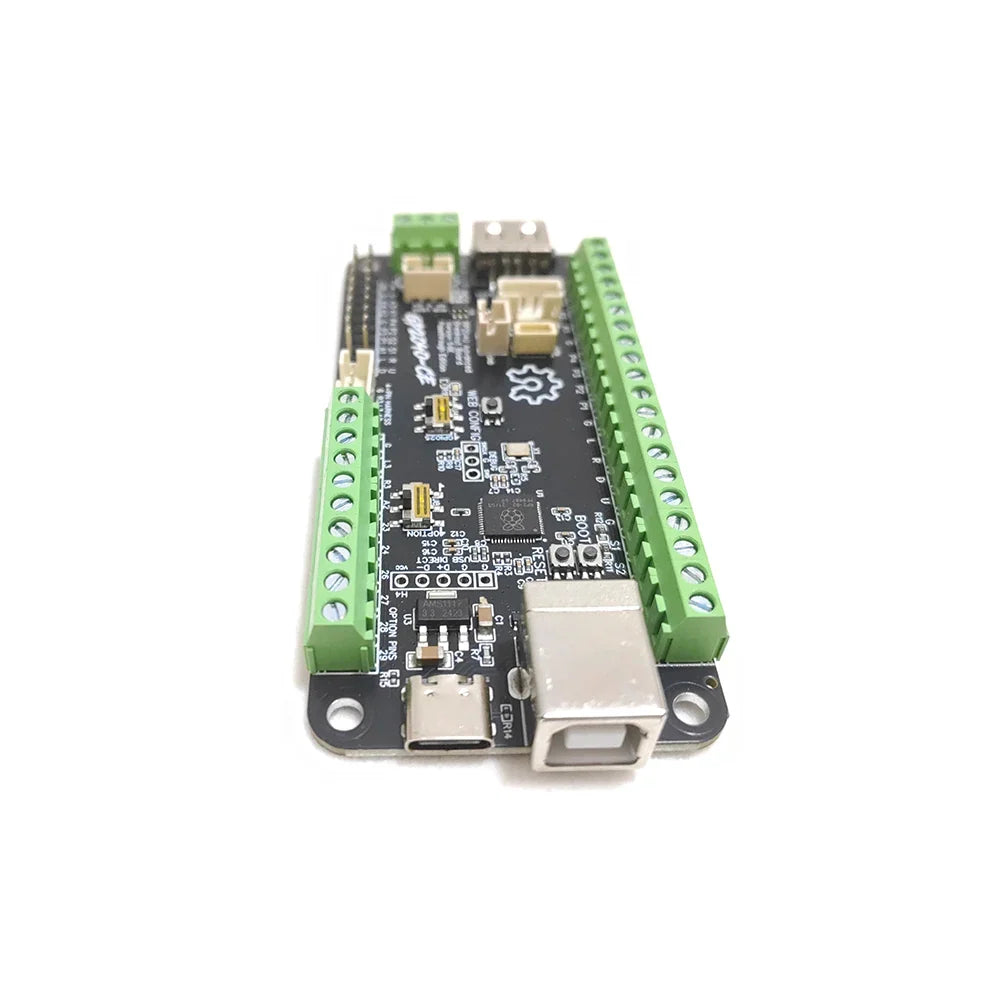 GP2040 Advanced Breakout Board USB Passthrough Fighting Board for Arcade Hit box DIY Fighting Stick Work For PC PS4