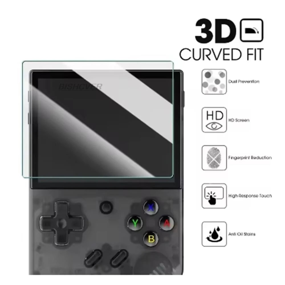 1-3PCS  9H HD Tempered Glass For MINILOONG POCKET 1 Handheld Game Console 4''  POCKET 1 Screen Protector Cover Film