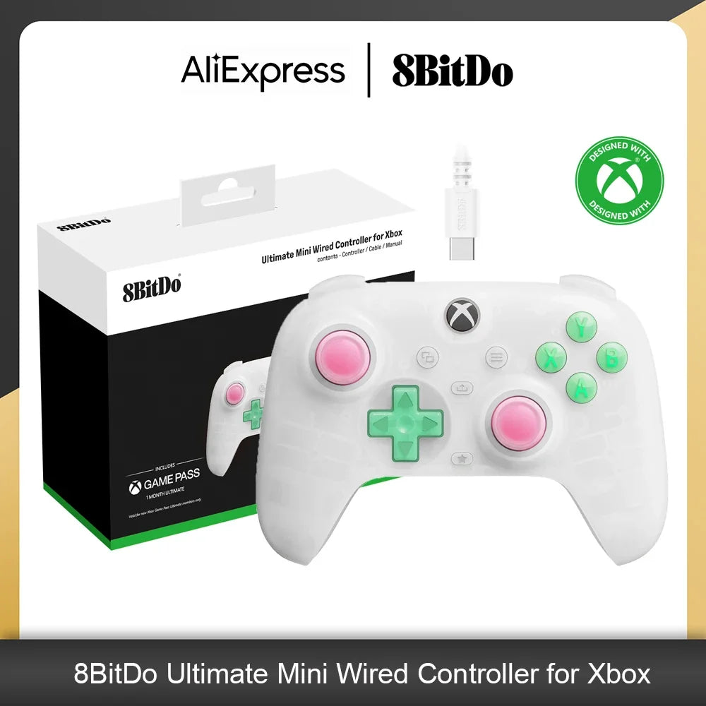 8BitDo Ultimate Mini Wired Controller for Xbox, Windows 10/11