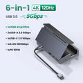 UGREEN USB C HUB Steam Deck Docking Station 6-in-1 Type-C to 4K120Hz HDMI 5Gbps USB-A/C PD100W 1000Mbps RJ45 for ROG Ally Legion