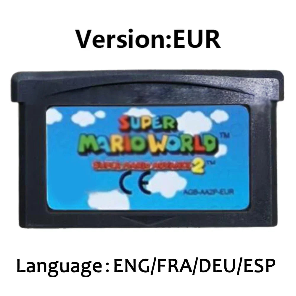 EUR Version GBA Game Cartridge 32 Bit Video Game Console Card Series Super  Wario Land4