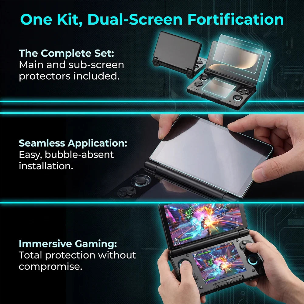 Tempered Glass Protector for AYN Thor, 9H HD Clear