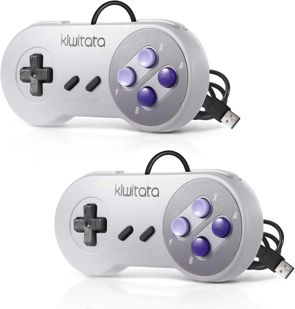 USB Wired SNES-Style Gamepad for Windows PC, Mac, Raspberry Pi