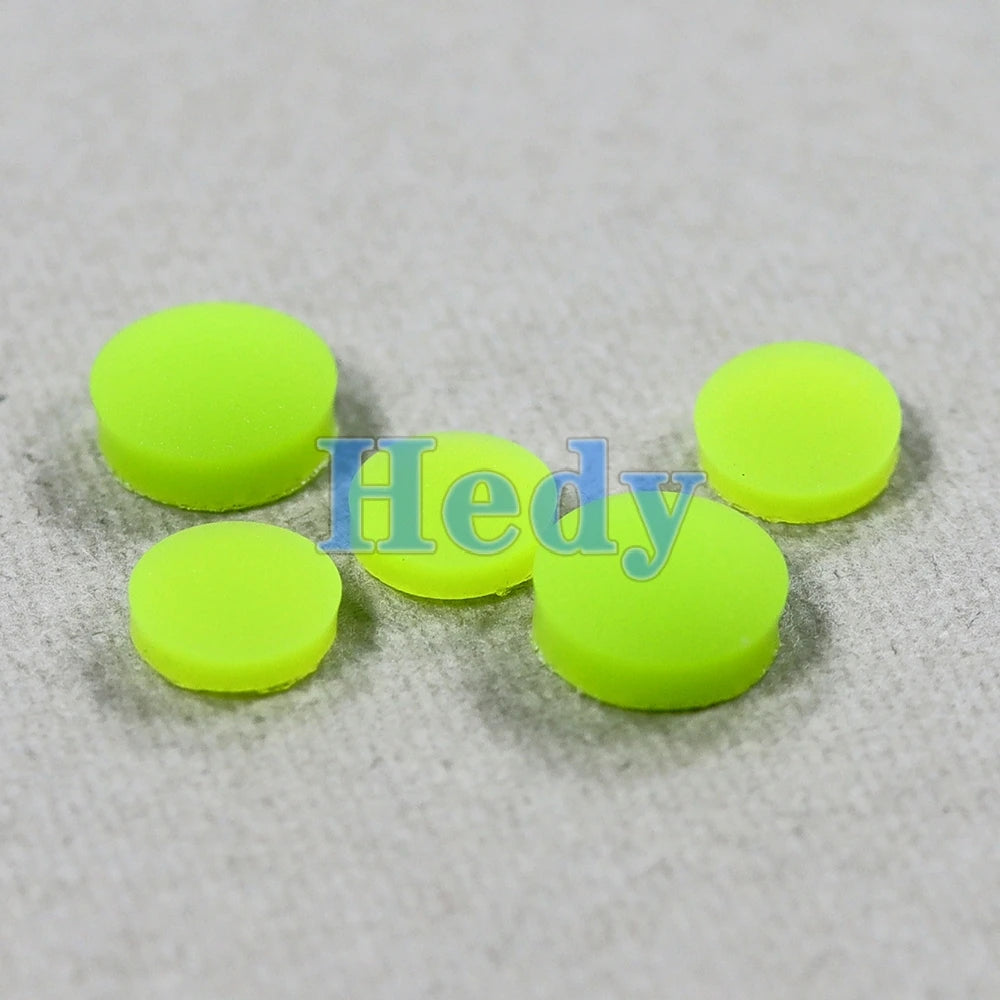 1set For GBA SP Replacement Screw Dust Plug Cover Rubber Plug For Gameboy Advance SP Shell Housing Luminous Rubber