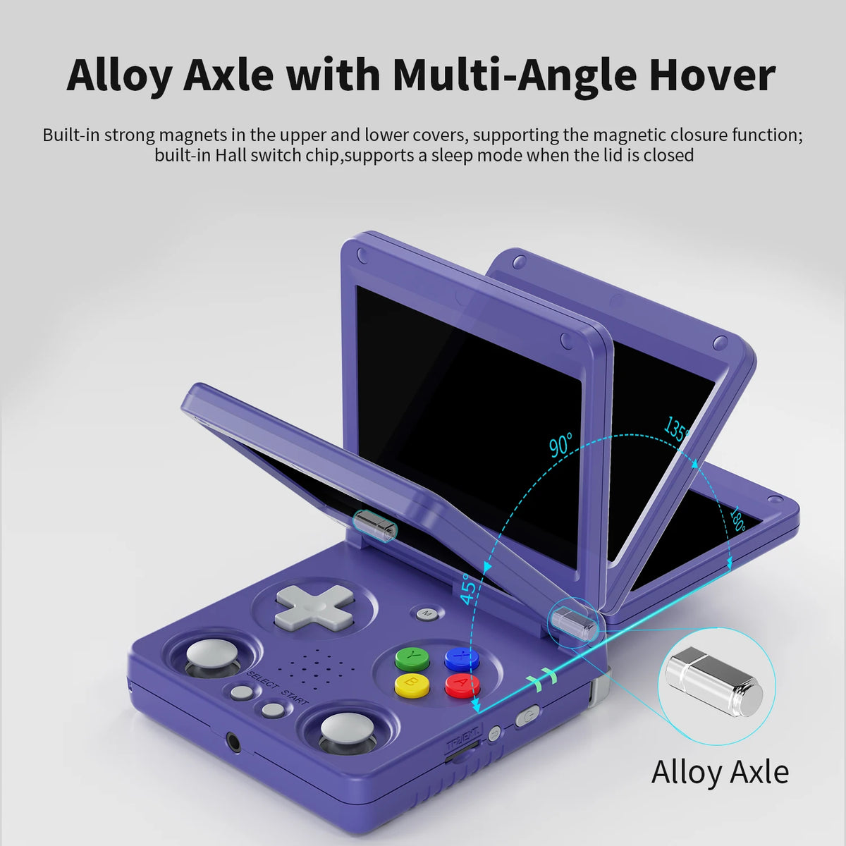 Anbernic RG34XXSP Flip Retro Handheld 3.4-Inch IPS 5K Games