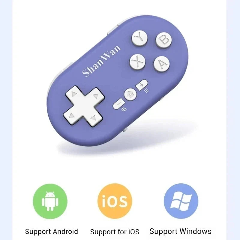 2024 New Shanwan Lightweight Mini Wireless Bluetooth Collectible Game Controller Portable Multi Platform Wireless Connectivity