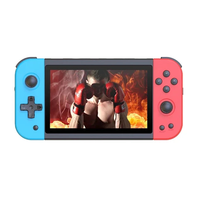 for POWKIDDY X51 Handheld Game Players 5 Inch HD Screen Retro Video Game Console Cheap Children's Gifts Support Two-Player Games