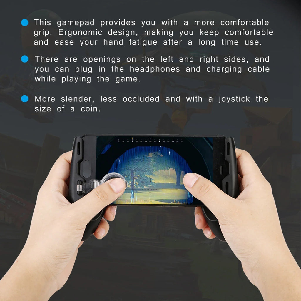 Qiilu 3-in-1 Telescopic Mobile Phone Gaming Controller Stand