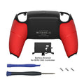 Redesigned PS5 Controller Two-color Non-slip Bottom Case Replacement for BDM-010, 020, 030, 040, 050 060 Model