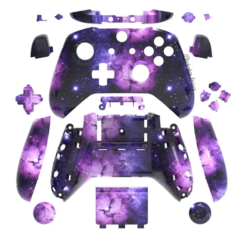 DATA FROG Replacement Controller Shell with Buttons for Xbox One S Slim Wireless Controller Custom DIY Mod Kit Full Set
