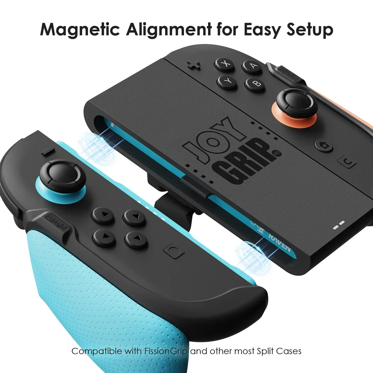 JoyGrip Pro Ergonomic Charging Grip for Switch 2 Joy-Con