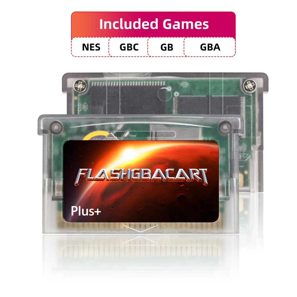 REMANK Flash GBA Cart V1.5 with RTC & 100+ Retro Games for GBA SP